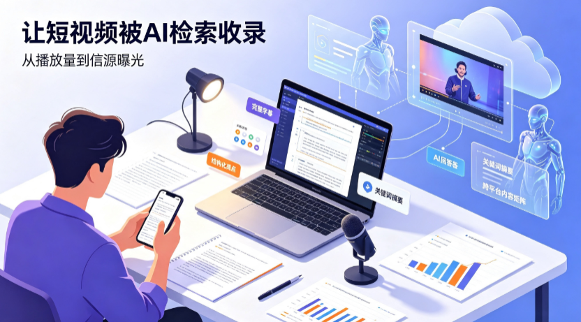 涟源市短视频创作者新必修课：吃透 GEO 优化，让抖音内容被豆包、DeepSeek、元宝智能体收录